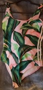 Adidas x Farm Pink Palm Bodysuit